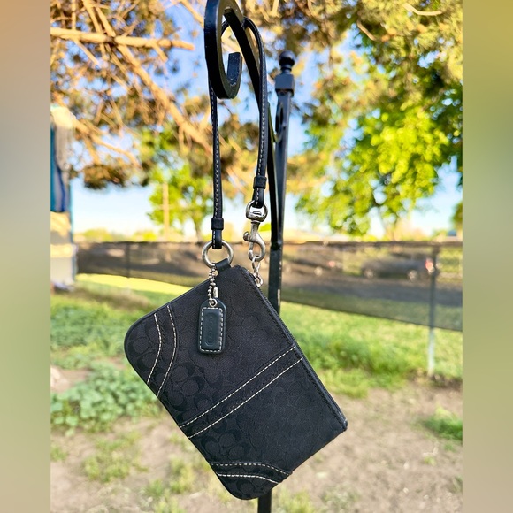 Coach Black Wristlet EUC- NO CALL OUTS! - Picture 6 of 14